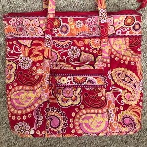 Raspberry Fizz Vera Bradley Tote Bag